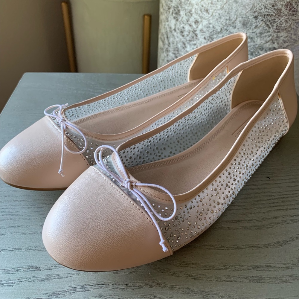 ASOS Crystal Ballet Flats